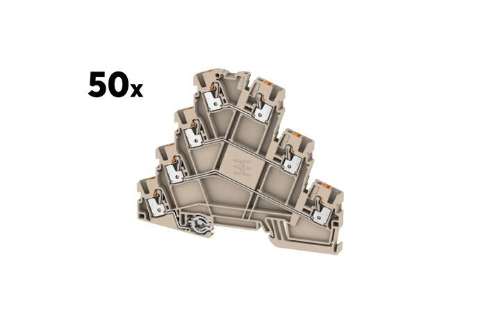 Weidmüller Jalousie-Anschlussklemme AMC 2.5 (50 Stk.)