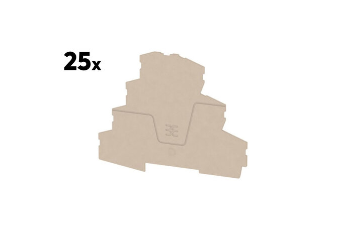 Weidmüller Abschlussplatte AEP MC 2.5 (25 Stk.)