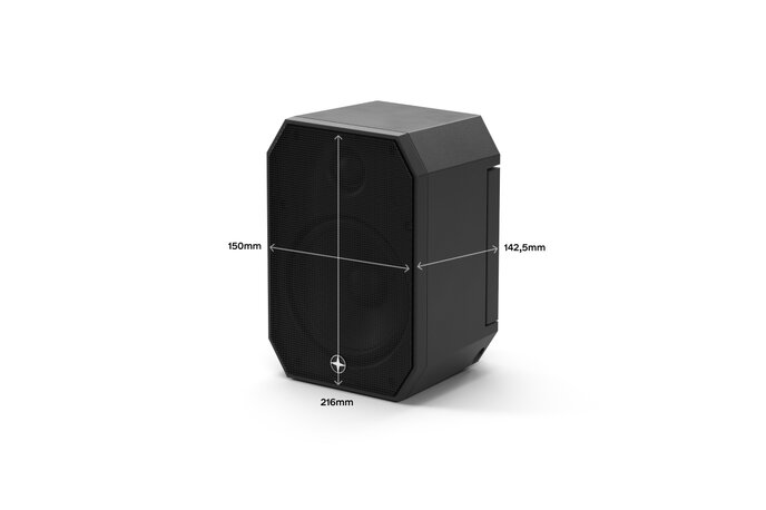 Satellite Speaker IP64 Master schwarz
